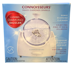 CONNOISSEURS sonic diamond cleaner kit Includes dazzle drops advanced jewelry - £35.72 GBP