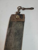 Leather Strop Russian 24" VTG image 4