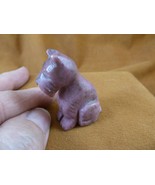 Y-DOG-SC-572 Pink rhodonite Scottie SCOTTISH Terrier Schnauzer gem dog F... - €15,94 EUR