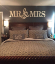 MR &amp; MRS Wall letters, Wedding,Wall Décor-Painted Wood Letters, Wall Let... - £66.64 GBP