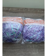 (2)  Easter Basket Grass Iridescent Purple. New - £10.17 GBP