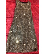NAUGHTY SEXY WOMAN HALLOWEEN COSPLAY COSTUME LAS VEGAS GOLD SHORT SHORT ... - $38.66