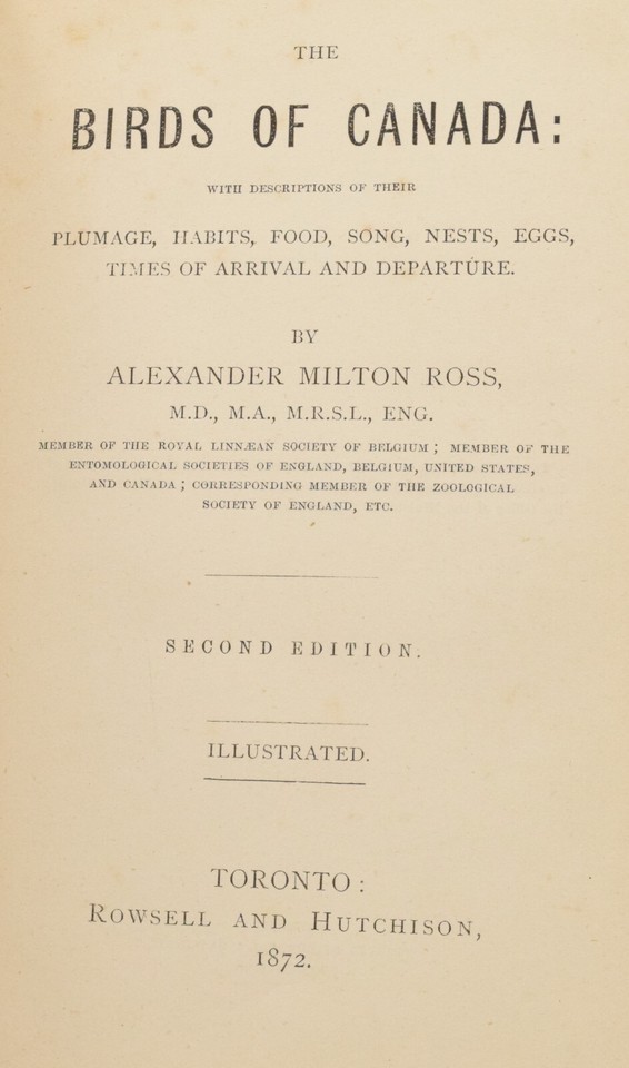 The Birds of Canada Alexander Milton Ross 2nd Edition 1872 Item image 5