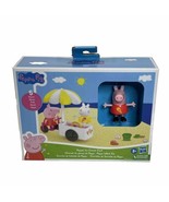 PEPPA&#39;S ICE CREAM CART Peppa Pig  5-pc toy Playset NEW! Factory Sealed - £12.64 GBP