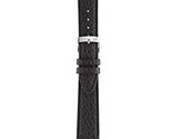 Morellato Duster Coated Genuine Leather Watch Strap - Black - 14mm - Chr... - £18.97 GBP