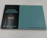 1997 Nissan Maxima Owner&#39;s Manual Handbook OEM L03B23023 - $26.99