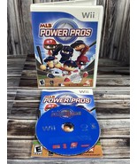 MLB Power Pros (Nintendo Wii) Game - Comes w/ Case &amp; Manual - Tested Works - £7.69 GBP