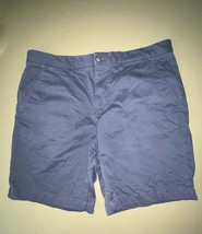 Members Mark Flat Front Twill Short Men’s Size 36 Washed Indigo - $328.18 MXN