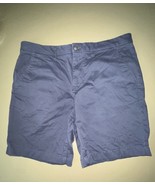 Members Mark Flat Front Twill Short Men’s Size 36 Washed Indigo - $327.29 MXN