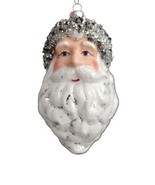 Department 56 Santa Claus Head Mercury Glass Christmas Holiday Ornament ... - £10.96 GBP