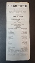 October 1st 1945 National Theatre Programme -Spencer Tracy in The Rugged Path - $47.01