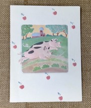 Ephemera Vintage Curtis Swann Pigs On Farm Funny Congratulations Greeting Card - £3.16 GBP