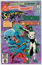 DC Comic Presents 29 SIGNED Jim Starlin Alex Saviuk Superman Spectre Skull Cover - £40.19 GBP