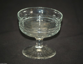Vintage Depression Circle ~ Clear by Anchor Hocking Low Sherbet Dish Gla... - $8.90