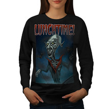 Wellcoda Lunch Zombie Dead Womens Sweatshirt, Scary Casual Pullover Jumper - £23.23 GBP+