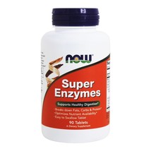 NOW Foods Super Enzymes, 90 Tablets - £12.02 GBP