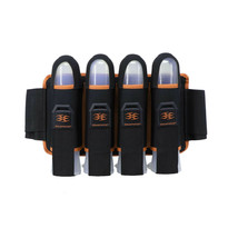 New Empire Paintball Omega 4 Pod Harness / Pack - Black with Orange - $28.95
