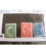Scotts 614, 615 &amp; 616 MNH - $38.32