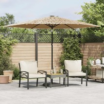  Garden Parasol Brown Polyester Large Foldable Garden Parasol - €118,83 EUR