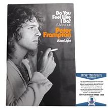 Peter Frampton Signed Book Do You Feel Like I Do Beckett Authentic Autograph COA - £114.88 GBP