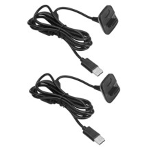 Charger For Xbox 360 Controller, 2 Pack Usb Charging Cable Compatible With Micro - £13.36 GBP