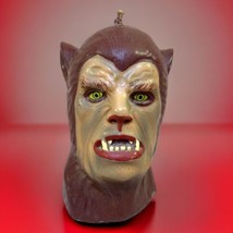 VTG Werewolf Monster Candle 4.5” Bust Wolf-Man Head Horror Scary Halloween 1996 - £12.36 GBP