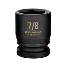 Powerbuilt 1/2 Inch Drive x 7/8 Inch 6 Point Impact Socket - 647157 - $17.17