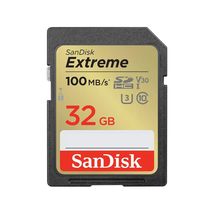 SanDisk Extreme 32GB UHS-I U3 SDHC Memory Card - $22.50