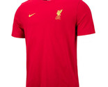 Nike Liverpool FC Club Essential Tee Men&#39;s Soccer T-Shirts Asia-Fit FV92... - $54.81