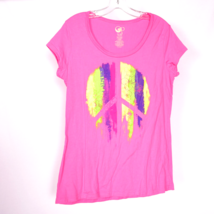 OP Girls Bright Pink Short Sleeve Tee Shirt Size XL 15-17 - $13.79