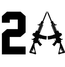 2nd Amendment Rights Vinyl Decal  Logo Car Window Sticker phone wall windshield - $2.47+