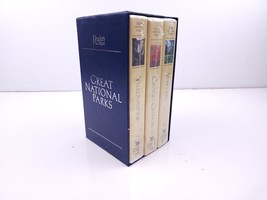 Readers Digest Great National Parks VHS Box Set 3 Tapes &amp; Guide, New &amp; Sealed - £15.71 GBP