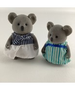 Li&#39;l Woodzeez Koala Bear Family Figures Flocked Animal Honeysuckle Hollo... - $24.30 CAD