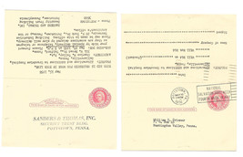 UY13 Grandview Hospital Sellersville PA Builders Bids 1956 Paid Reply Po... - £3.95 GBP