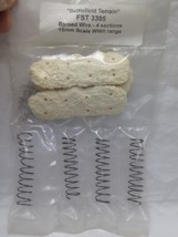 WWII Battlefield Terrain Barbed Wire (4) Sections 15mm - $329.27 MXN
