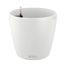 Lechuza Colour Classico 21cm Smooth White Self Watering  Traditional Round Plant - $73.00