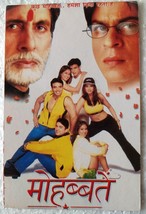 Bollywood Shah Rukh Khan Shahrukh Amitabh Bachchan Original Postcard Post card - £11.20 GBP