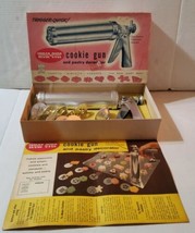 Wear-Ever Quick Trigger Cookie Gun Pastry Decorator #3365 Original Box V... - $60.44