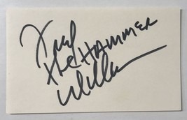 Fred &quot;The Hammer&quot; Williamson Signed Autographed Vintage 3x5 Signature Card - $15.00