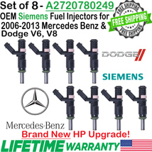 New Siemens x8 DEKA HP Upgrade OEM Fuel Injectors for 2006-2013 Mercedes &amp; Dodge - £414.29 GBP