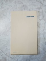 Vintage Pan Am Airlines PAA Notepad Paper (4.25* x 7&quot;). - £10.35 GBP