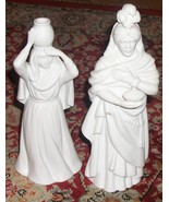 nativity scene (man and woman only) avon collectables white porcelain ne... - $62.00