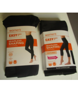 2 pair Warners Easy Does it Leggings Size S/M Style WRN191EZ03, WNR211EZ01 - $19.75