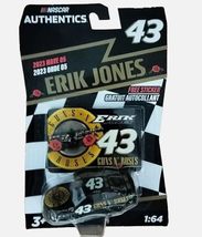 Erik Jones Guns &#39;N Roses 2023 Wave 5 NASCAR Authentics 1:64 Diecast Lion... - £10.98 GBP
