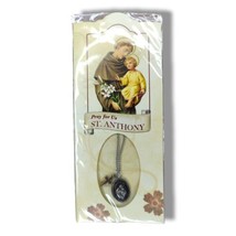 St. Anthony of Padua Necklace Prayer Medal Franciscan Friars NEW 1G - $10.99