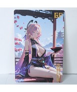 Citali Waifu Card Anime Girl Wall Sake Japan Art Oversized Board A5 - $22.76