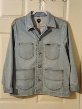 LEE size Large Women Denim Jean Jacket - £15.58 GBP