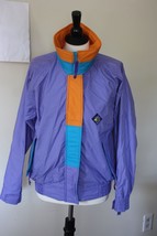 Vtg 90s Woolrich Woman M Sigmet Gear Nylon Jacket Lilac Purple ColorBlock Ski - £34.93 GBP