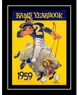 Rare LA Rams 1959 Poster, Unique Gift - $19.99+