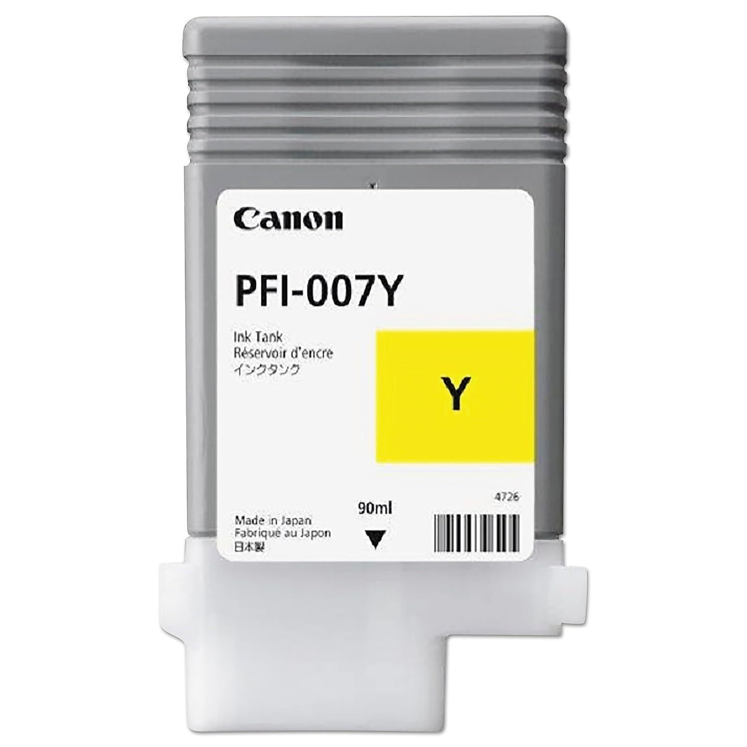 Primary image for Canon PFI-007Y Yellow Ink Tank (90mL)
